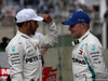 GP BRASILE, 10.11.2018 - Qualifiche, Lewis Hamilton (GBR) Mercedes AMG F1 W09 pole position e 3rd place Valtteri Bottas (FIN) Mercedes AMG F1 W09