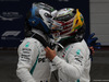 GP BRASILE, 10.11.2018 - Qualifiche, 3rd place Valtteri Bottas (FIN) Mercedes AMG F1 W09 e Lewis Hamilton (GBR) Mercedes AMG F1 W09 pole position