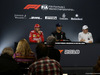 GP BRASILE, 10.11.2018 - Qualifiche, Conferenza Stampa, Sebastian Vettel (GER) Ferrari SF71H, Lewis Hamilton (GBR) Mercedes AMG F1 W09 e Valtteri Bottas (FIN) Mercedes AMG F1 W09