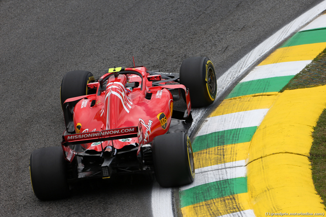 GP BRASILE, 09.11.2018 - Prove Libere 1, Kimi Raikkonen (FIN) Ferrari SF71H