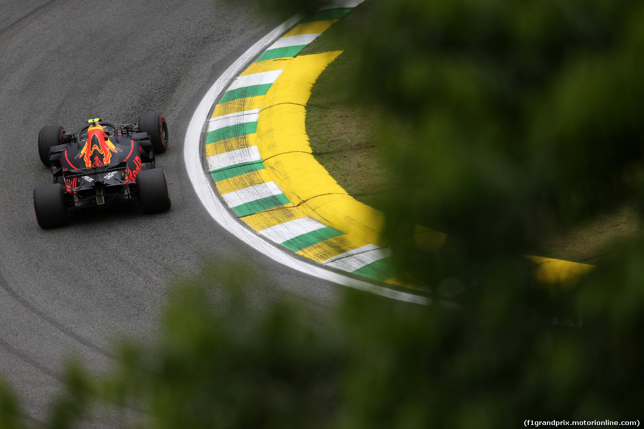 GP BRASILE, 09.11.2018 - Prove Libere 1, Max Verstappen (NED) Red Bull Racing RB14