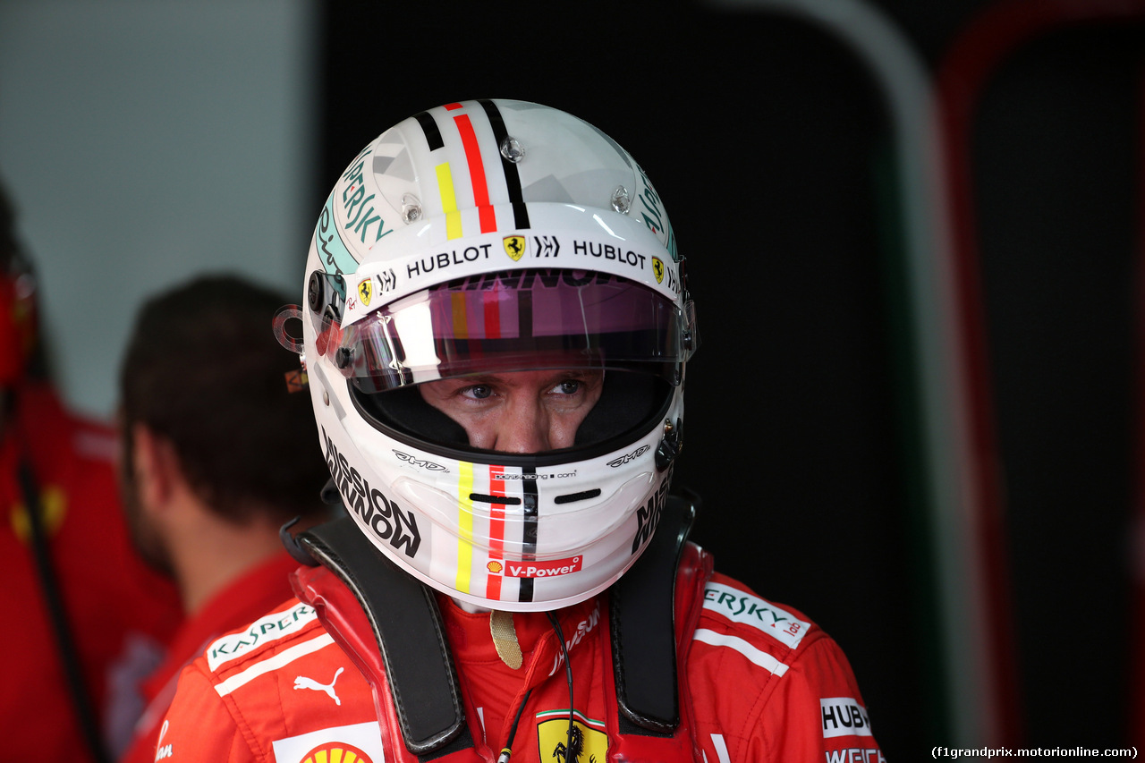 GP BRASILE, 09.11.2018 - Prove Libere 1, Sebastian Vettel (GER) Ferrari SF71H