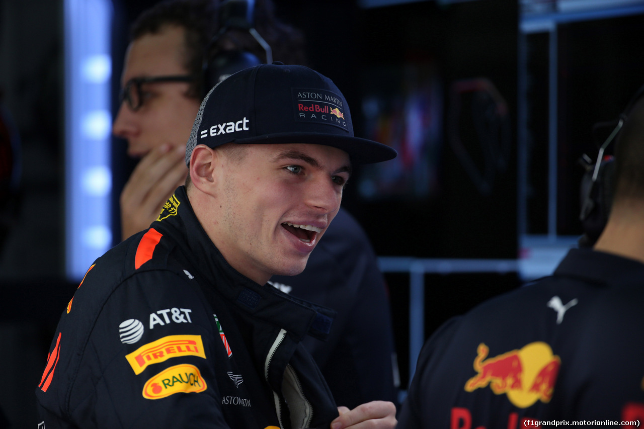 GP BRASILE, 09.11.2018 - Prove Libere 1, Max Verstappen (NED) Red Bull Racing RB14
