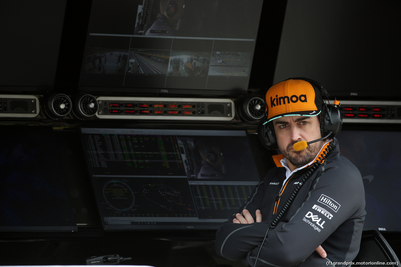 GP BRASILE, 09.11.2018 - Prove Libere 1, Fernando Alonso (ESP) McLaren MCL33