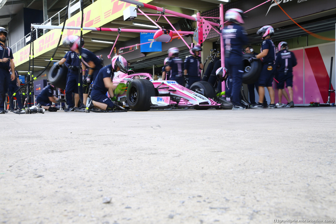 GP BRASILE, 09.11.2018 - Prove Libere 1, Sergio Perez (MEX) Racing Point Force India F1 VJM11
