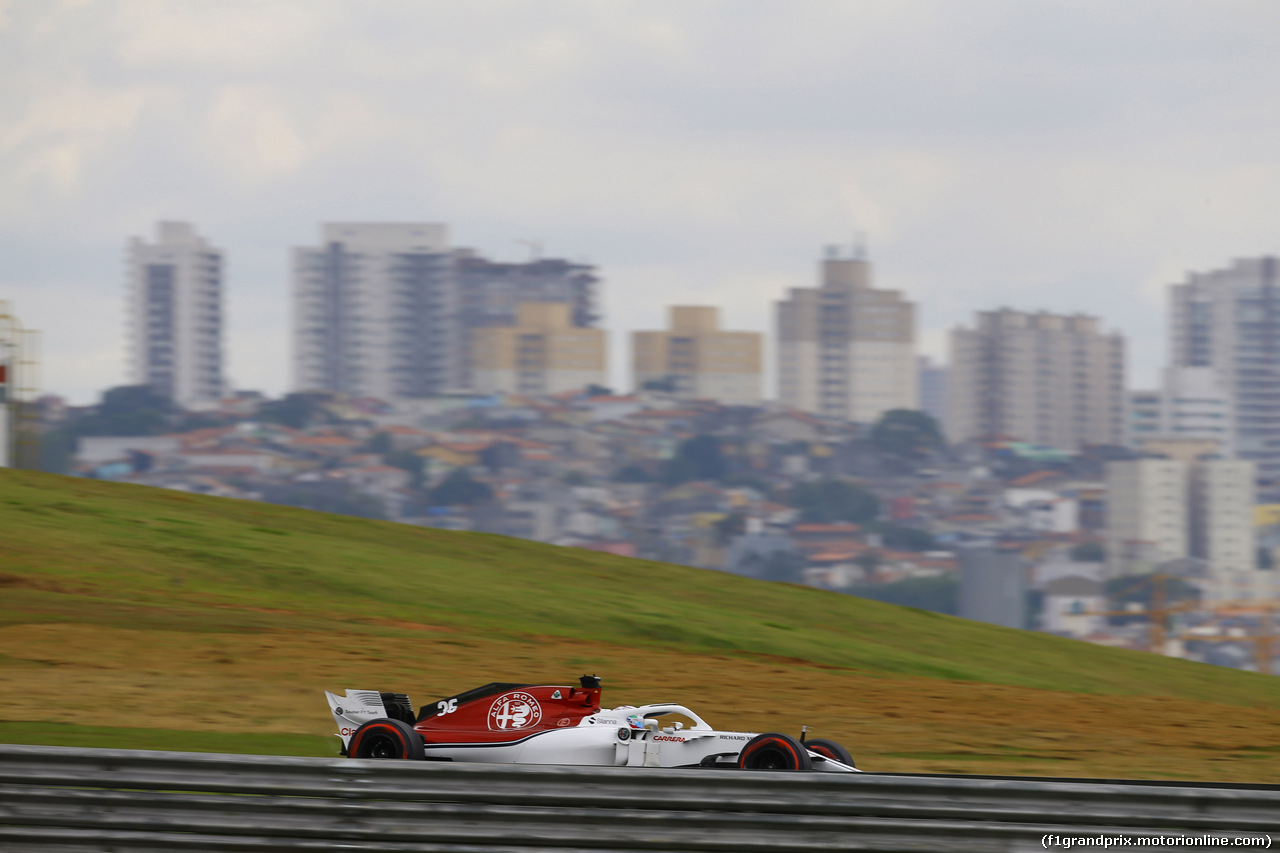 GP BRASILE, 09.11.2018 - Prove Libere 1, Antonio Giovinazzi (ITA) Test Driver Sauber C37