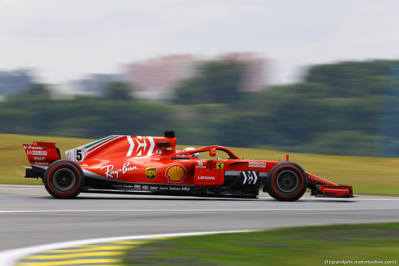 GP BRASILE, 09.11.2018 - Prove Libere 1, Sebastian Vettel (GER) Ferrari SF71H