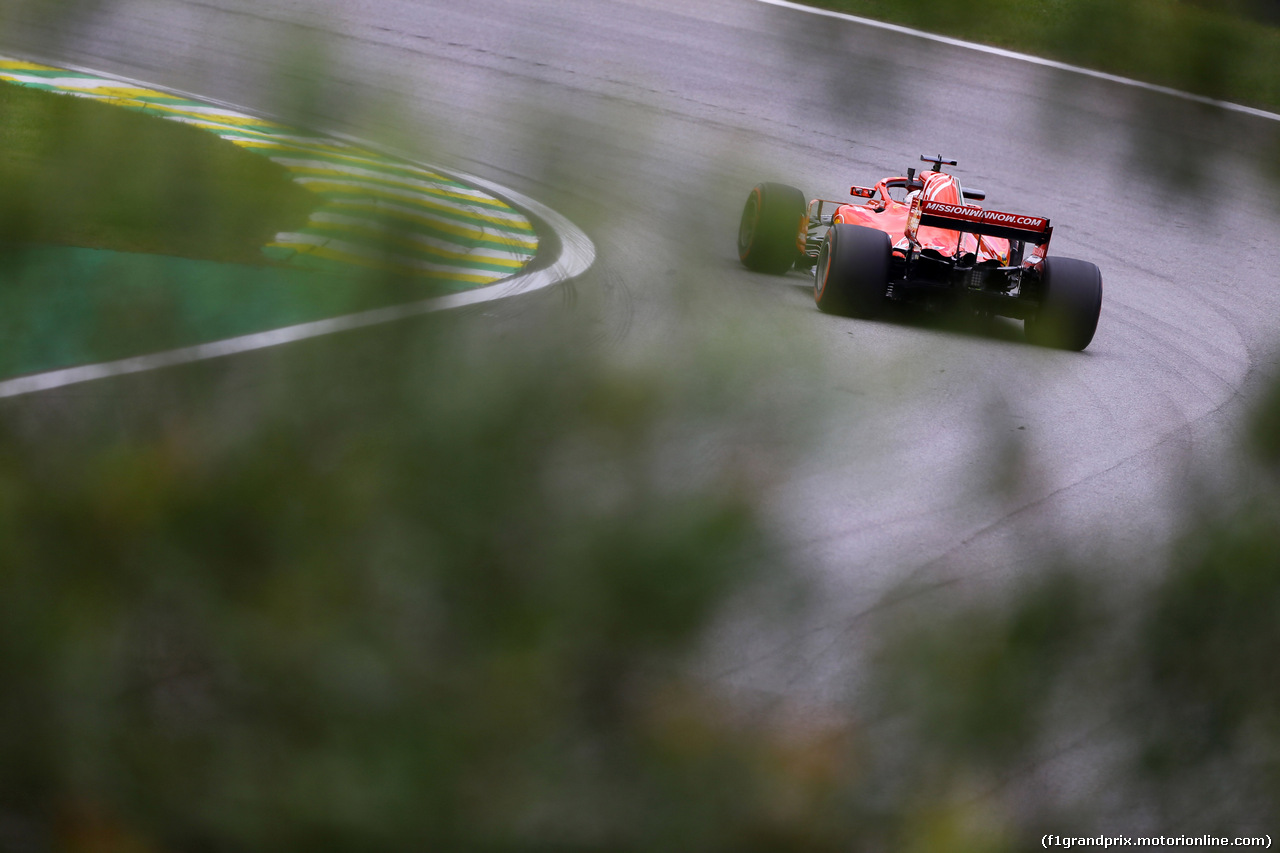 GP BRASILE, 09.11.2018 - Prove Libere 1, Sebastian Vettel (GER) Ferrari SF71H