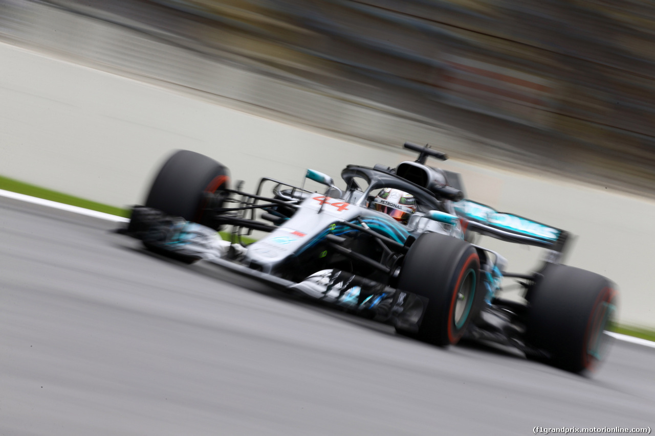 GP BRASILE, 09.11.2018 - Prove Libere 1, Lewis Hamilton (GBR) Mercedes AMG F1 W09