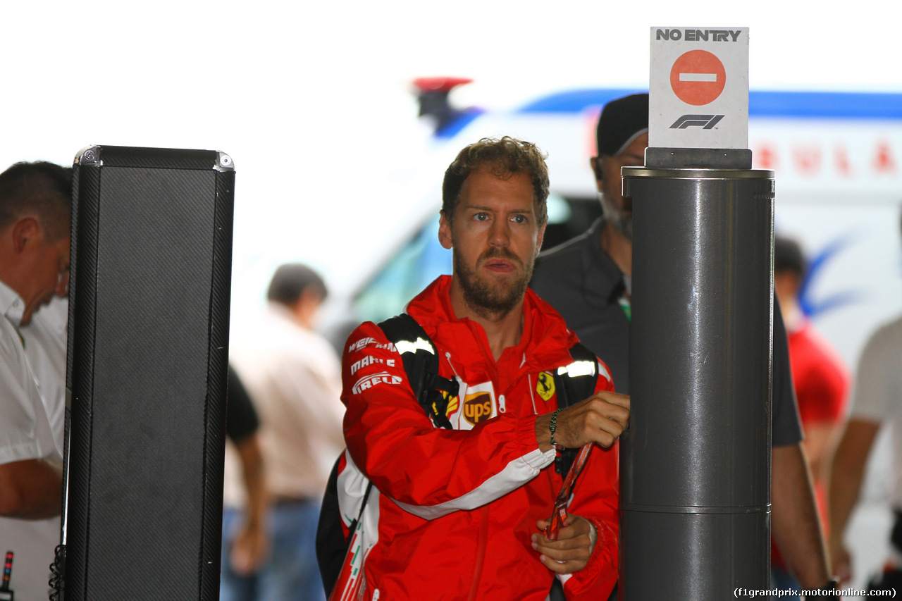 GP BRASILE, 09.11.2018 - Prove Libere 1, Sebastian Vettel (GER) Ferrari SF71H