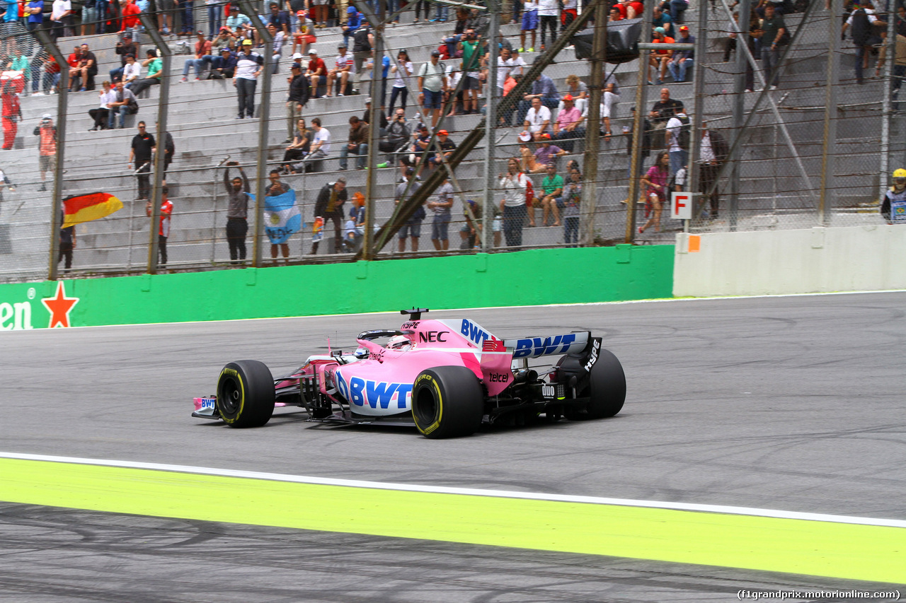 GP BRASILE, 09.11.2018 - Prove Libere 1, Nicolas Latifi (CAN) Test Driver, Racing Point Force India F1 VJM11