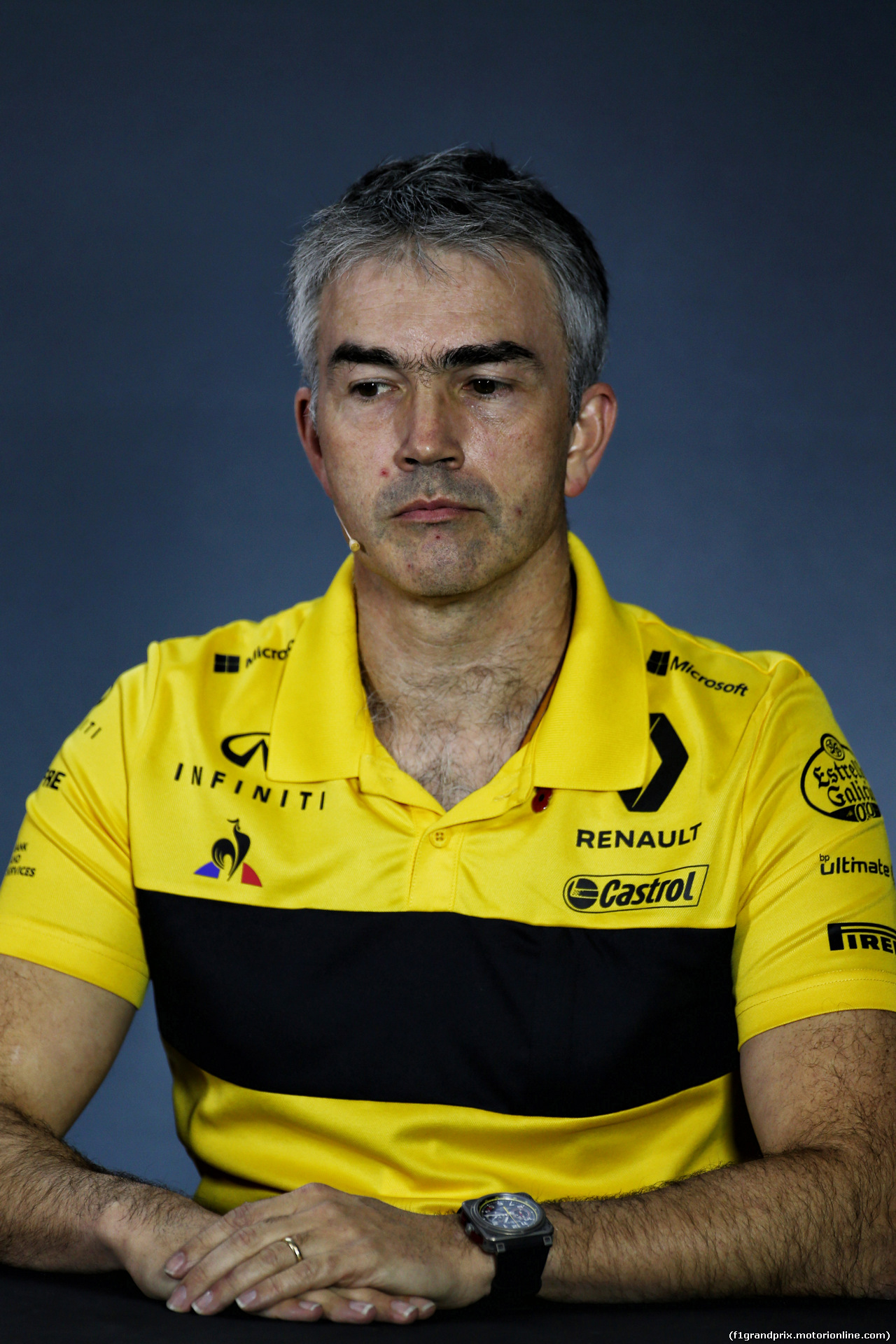GP BRASILE, Nick Chester (GBR) Renault Sport F1 Team Chassis Technical Director in the FIA Press Conference.
09.11.2018.