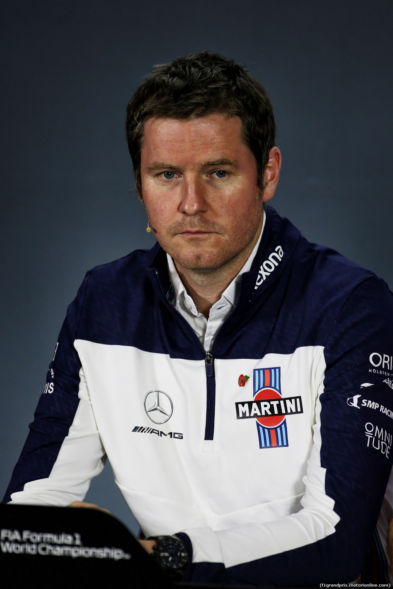 GP BRASILE, Rob Smedley (GBR) Williams Head of Vehicle Performance in the FIA Press Conference.
09.11.2018.