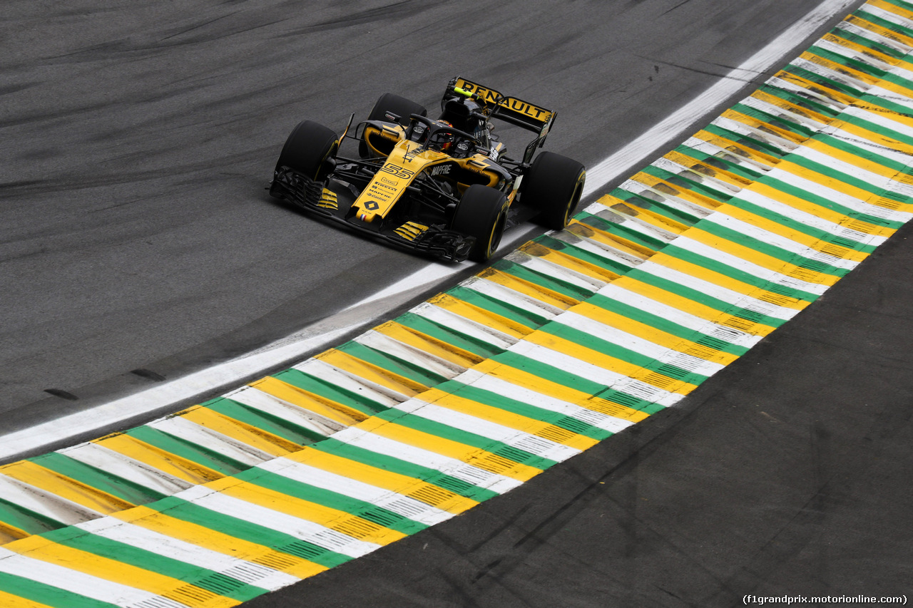 GP BRASILE, 09.11.2018 - Prove Libere 2, Carlos Sainz Jr (ESP) Renault Sport F1 Team RS18