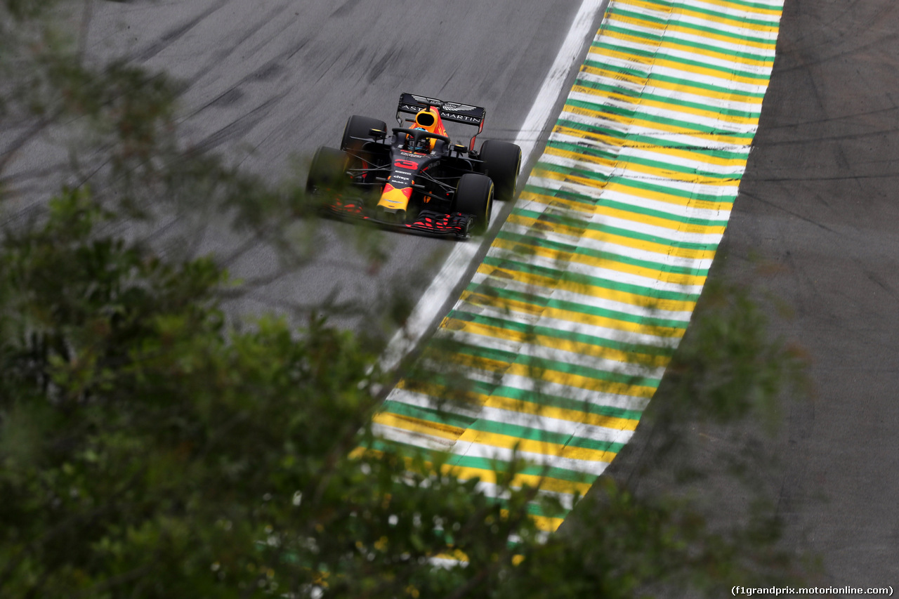 GP BRASILE, 09.11.2018 - Prove Libere 2, Daniel Ricciardo (AUS) Red Bull Racing RB14