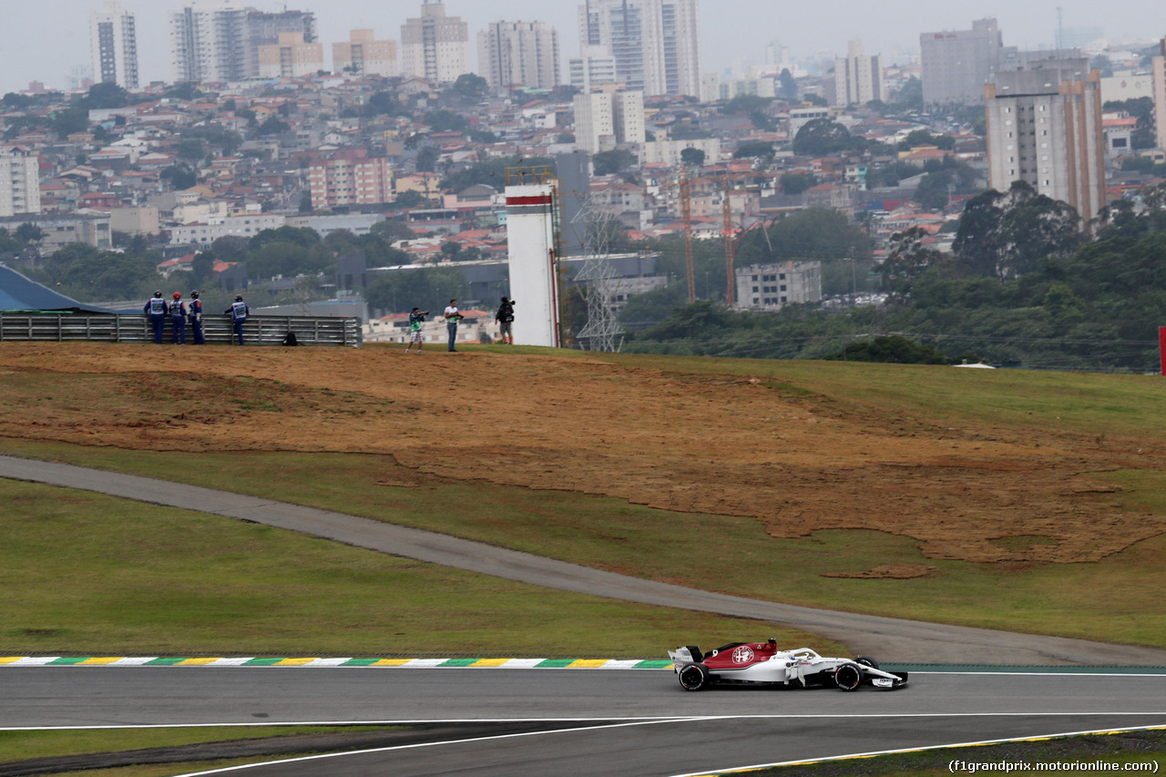 GP BRASILE, 09.11.2018 - Prove Libere 2, Marcus Ericsson (SUE) Sauber C37
