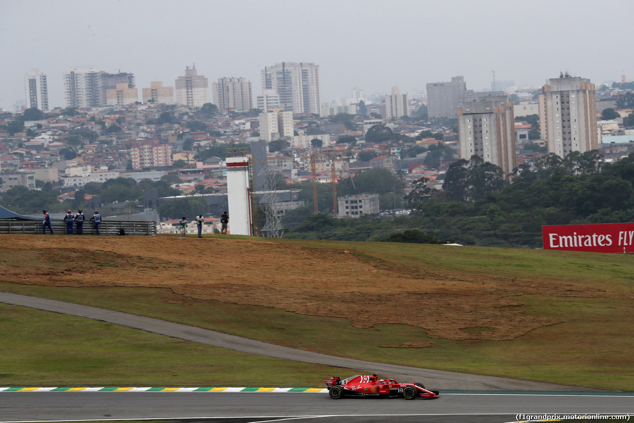 GP BRASILE, 09.11.2018 - Prove Libere 2, Sebastian Vettel (GER) Ferrari SF71H