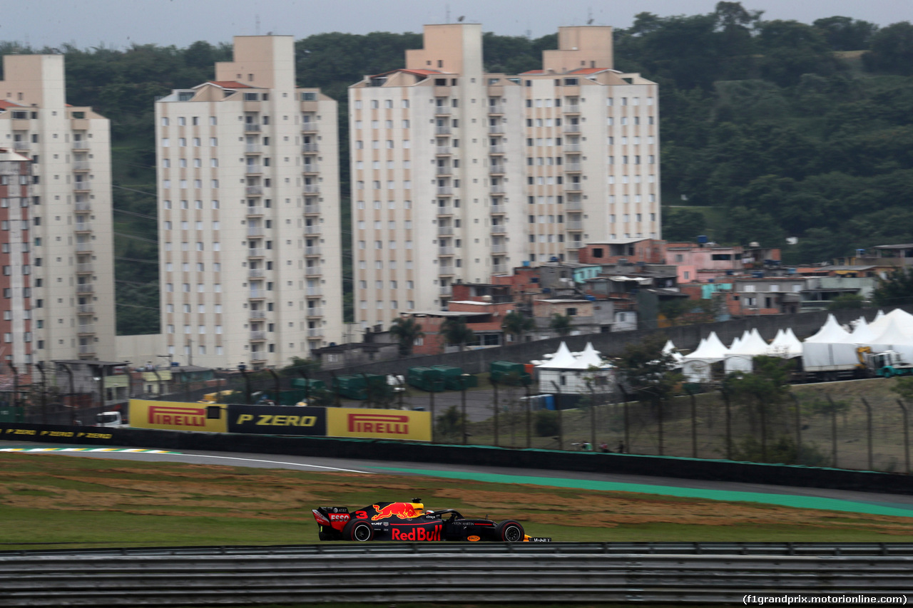 GP BRASILE, 09.11.2018 - Prove Libere 2, Daniel Ricciardo (AUS) Red Bull Racing RB14