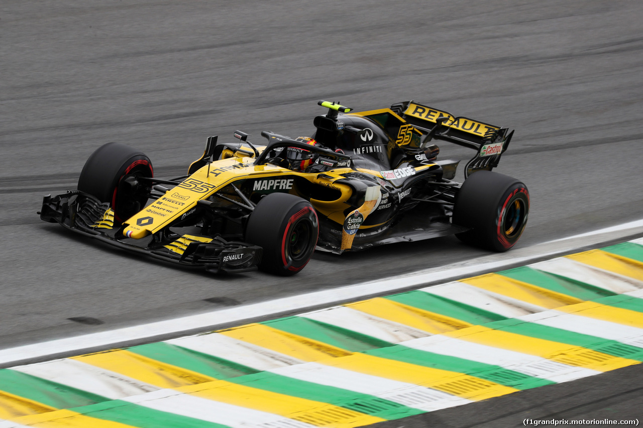 GP BRASILE, 09.11.2018 - Prove Libere 2, Carlos Sainz Jr (ESP) Renault Sport F1 Team RS18