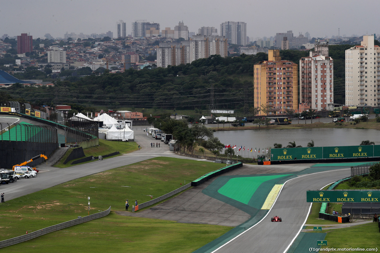GP BRASILE, 09.11.2018 - Prove Libere 2, Sebastian Vettel (GER) Ferrari SF71H
