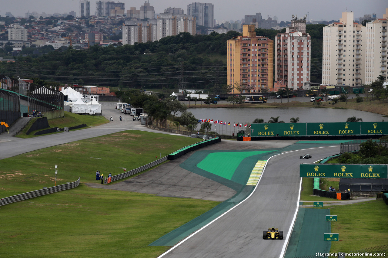 GP BRASILE, 09.11.2018 - Prove Libere 2, Carlos Sainz Jr (ESP) Renault Sport F1 Team RS18