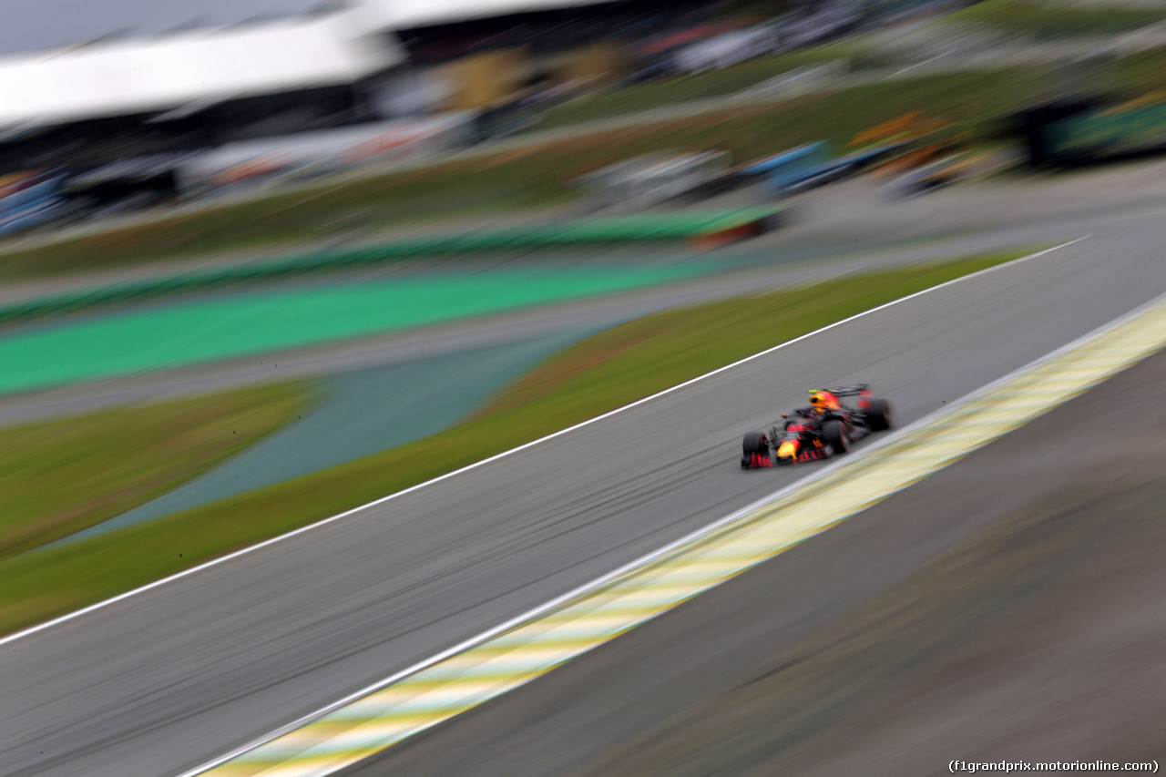 GP BRASILE, 09.11.2018 - Prove Libere 2, Max Verstappen (NED) Red Bull Racing RB14