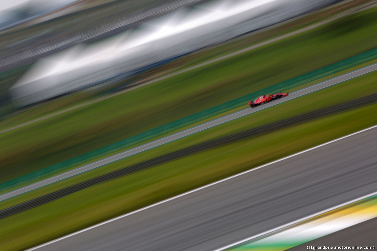 GP BRASILE, 09.11.2018 - Prove Libere 2, Sebastian Vettel (GER) Ferrari SF71H