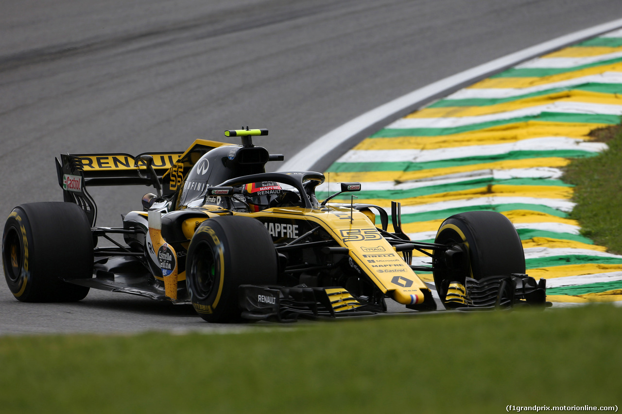 GP BRASILE, 09.11.2018 - Prove Libere 2, Carlos Sainz Jr (ESP) Renault Sport F1 Team RS18