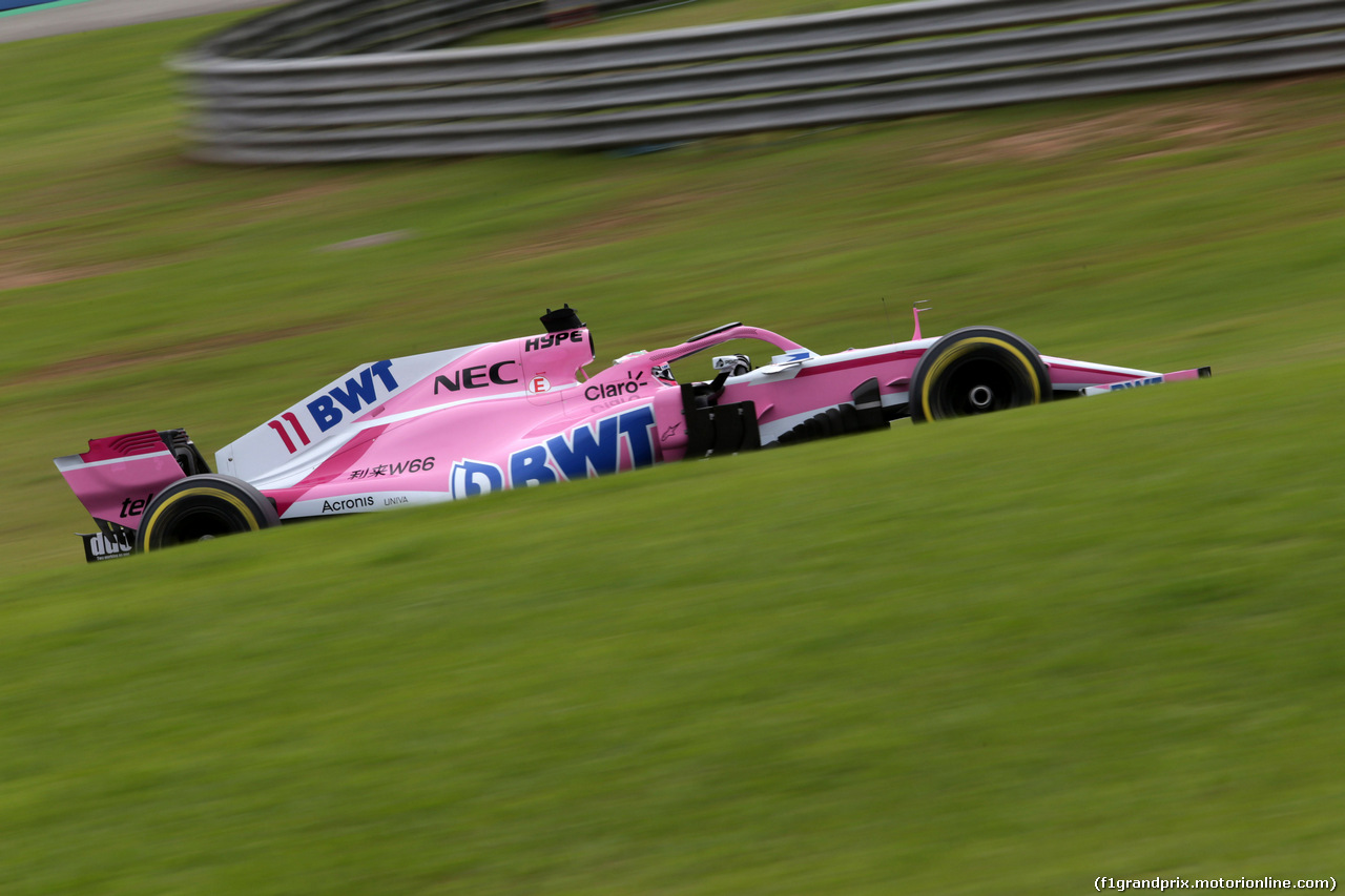 GP BRASILE, 09.11.2018 - Prove Libere 2, Sergio Perez (MEX) Racing Point Force India F1 VJM11
