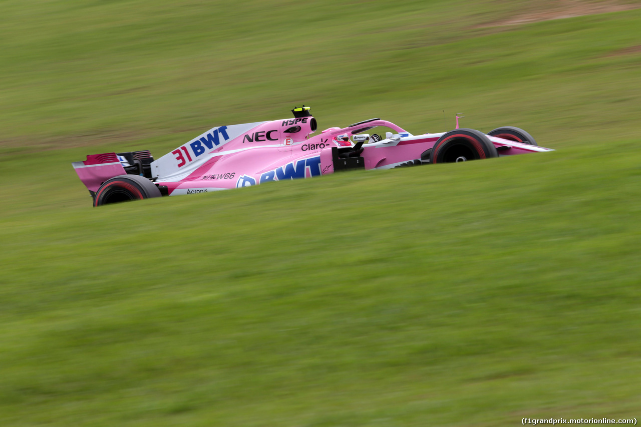 GP BRASILE, 09.11.2018 - Prove Libere 2, Esteban Ocon (FRA) Racing Point Force India F1 VJM11