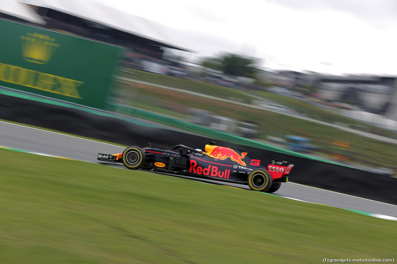 GP BRASILE, 09.11.2018 - Prove Libere 2, Daniel Ricciardo (AUS) Red Bull Racing RB14