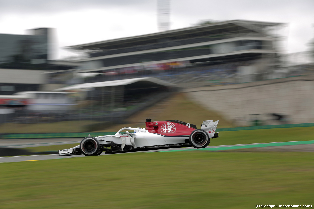 GP BRASILE, 09.11.2018 - Prove Libere 2, Marcus Ericsson (SUE) Sauber C37