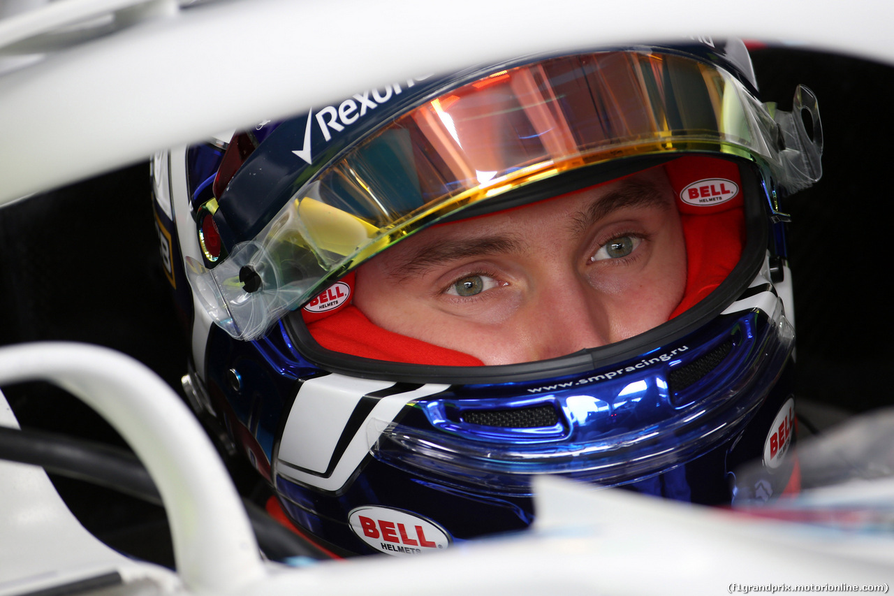 GP BRASILE, 09.11.2018 - Prove Libere 2, Sergey Sirotkin (RUS) Williams FW41
