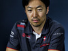 GP BRASILE, Ayao Komatsu (JPN) Haas F1 Team Gara Engineer in the FIA Press Conference.
09.11.2018.