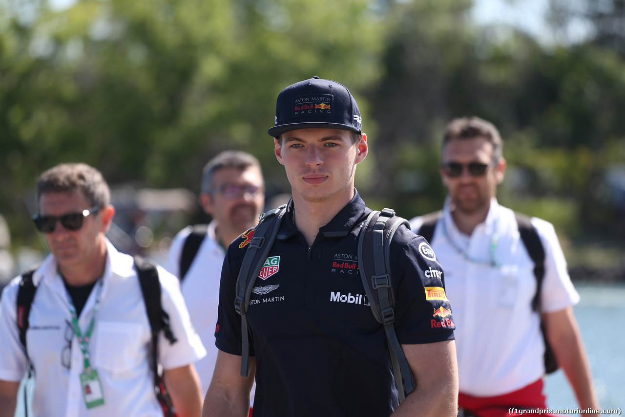 GP CANADA, 10.06.2018- Max Verstappen (NED) Red Bull Racing RB14