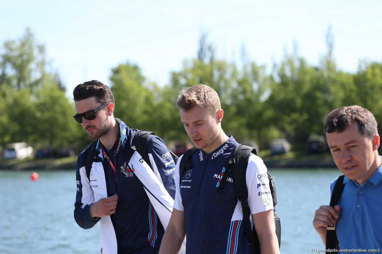 GP CANADA, 10.06.2018- Sergej Sirotkin (RUS) Williams F1 Team FW41