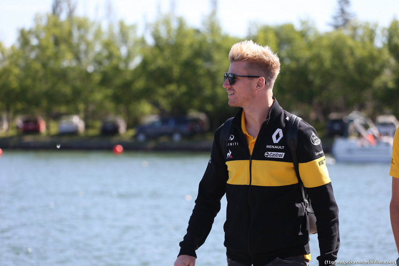 GP CANADA, 10.06.2018- Nico Hulkenberg (GER) Renault Sport F1 Team RS18