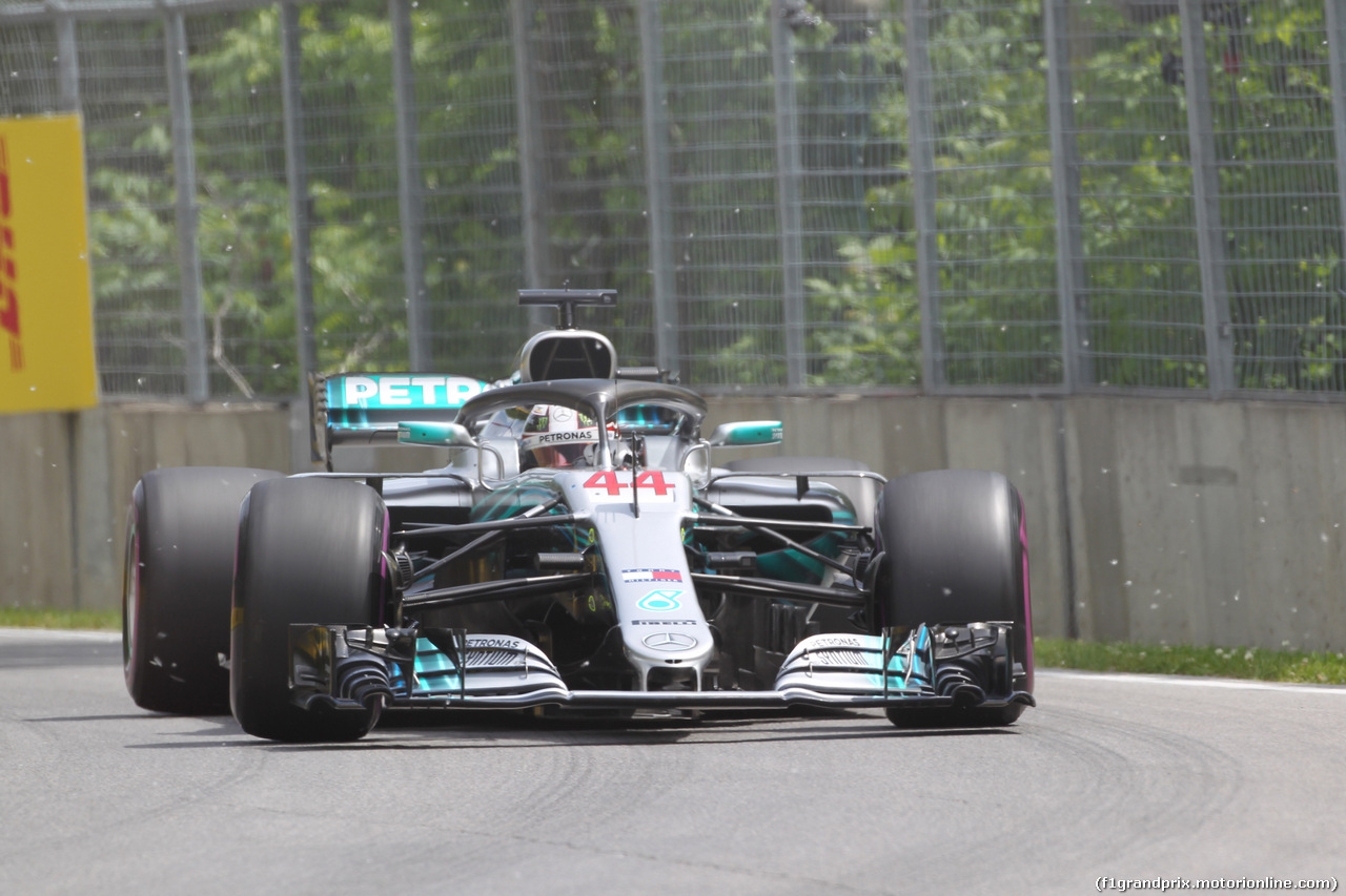 GP CANADA, 10.06.2018- Gara, Lewis Hamilton (GBR) Mercedes AMG F1 W09