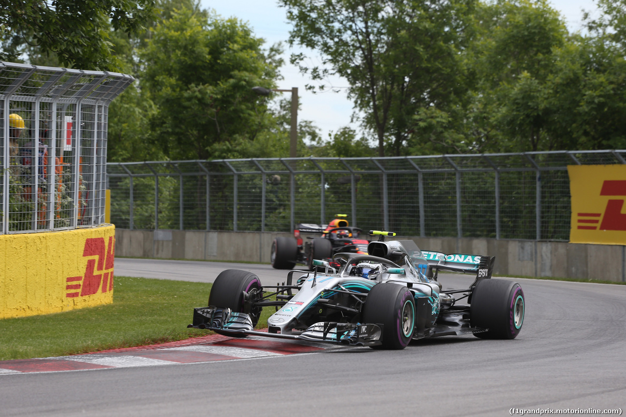 GP CANADA, 10.06.2018- Gara, Valtteri Bottas (FIN) Mercedes AMG F1 W09