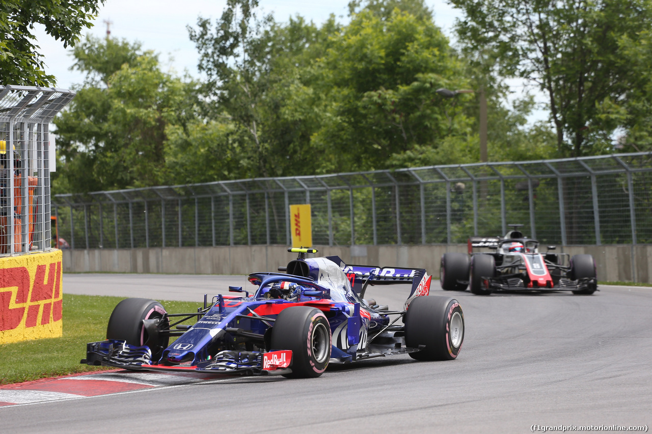 GP CANADA, 10.06.2018- Gara, Pierre Gasly (FRA) Scuderia Toro Rosso STR13