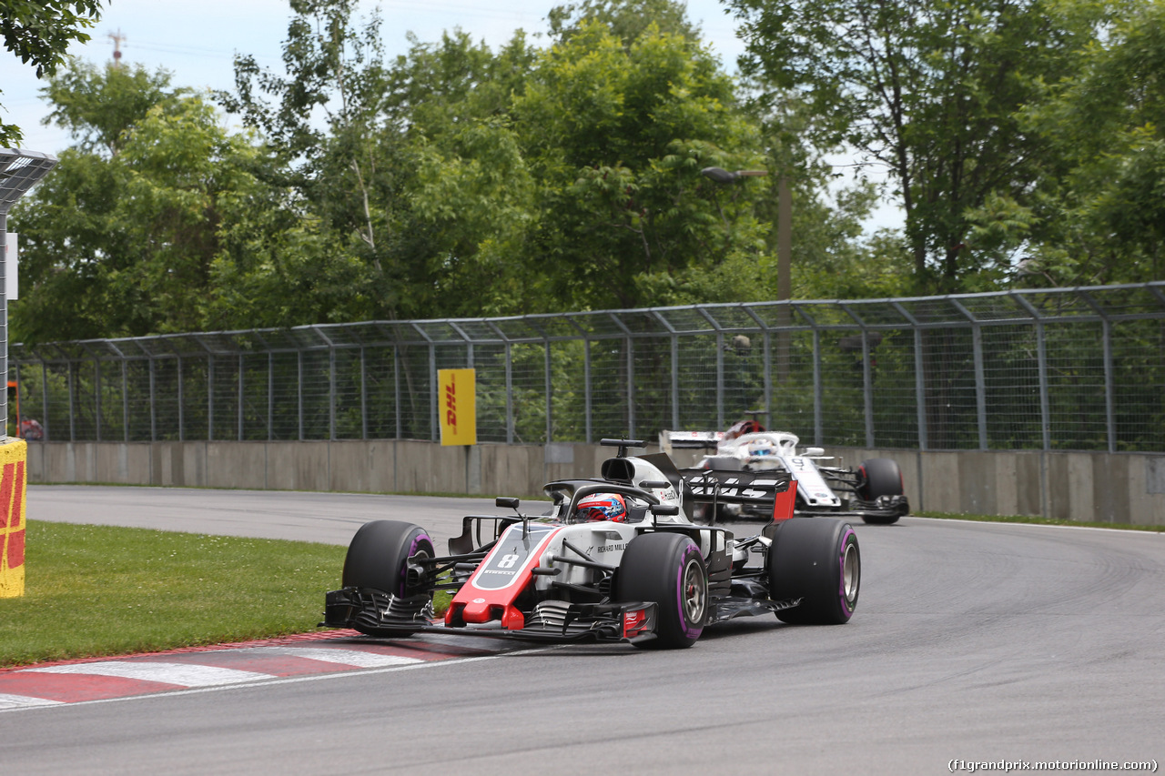GP CANADA, 10.06.2018- Gara, Romain Grosjean (FRA) Haas F1 Team VF-18