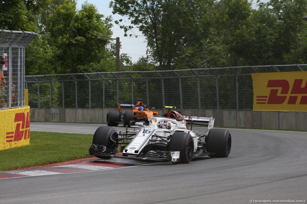 GP CANADA, 10.06.2018- Gara, Charles Leclerc (GER) Alfa Romeo Sauber C37