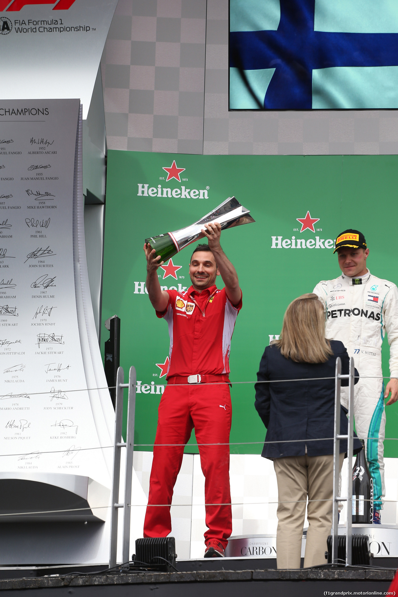 GP CANADA, 10.06.2018- Podium, winner team Ferrari Team Representative