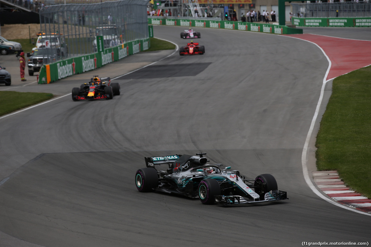 GP CANADA, 10.06.2018- Gara, Lewis Hamilton (GBR) Mercedes AMG F1 W09