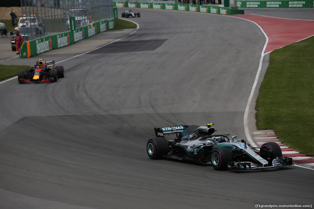 GP CANADA, 10.06.2018- Gara, Valtteri Bottas (FIN) Mercedes AMG F1 W09