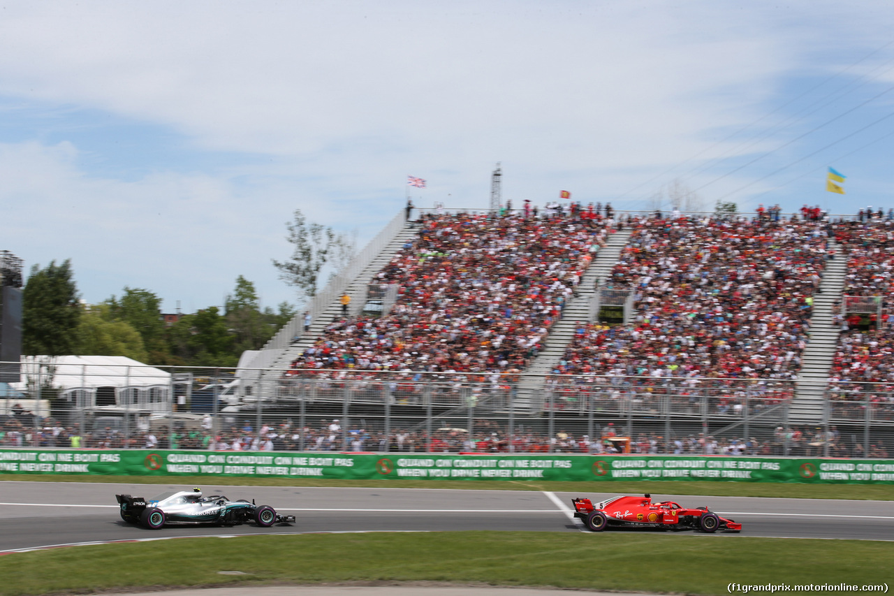 GP CANADA, 10.06.2018- Gara, Sebastian Vettel (GER) Ferrari SF71H