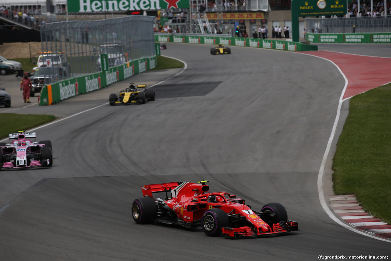 GP CANADA, 10.06.2018- Gara, Kimi Raikkonen (FIN) Ferrari SF71H
