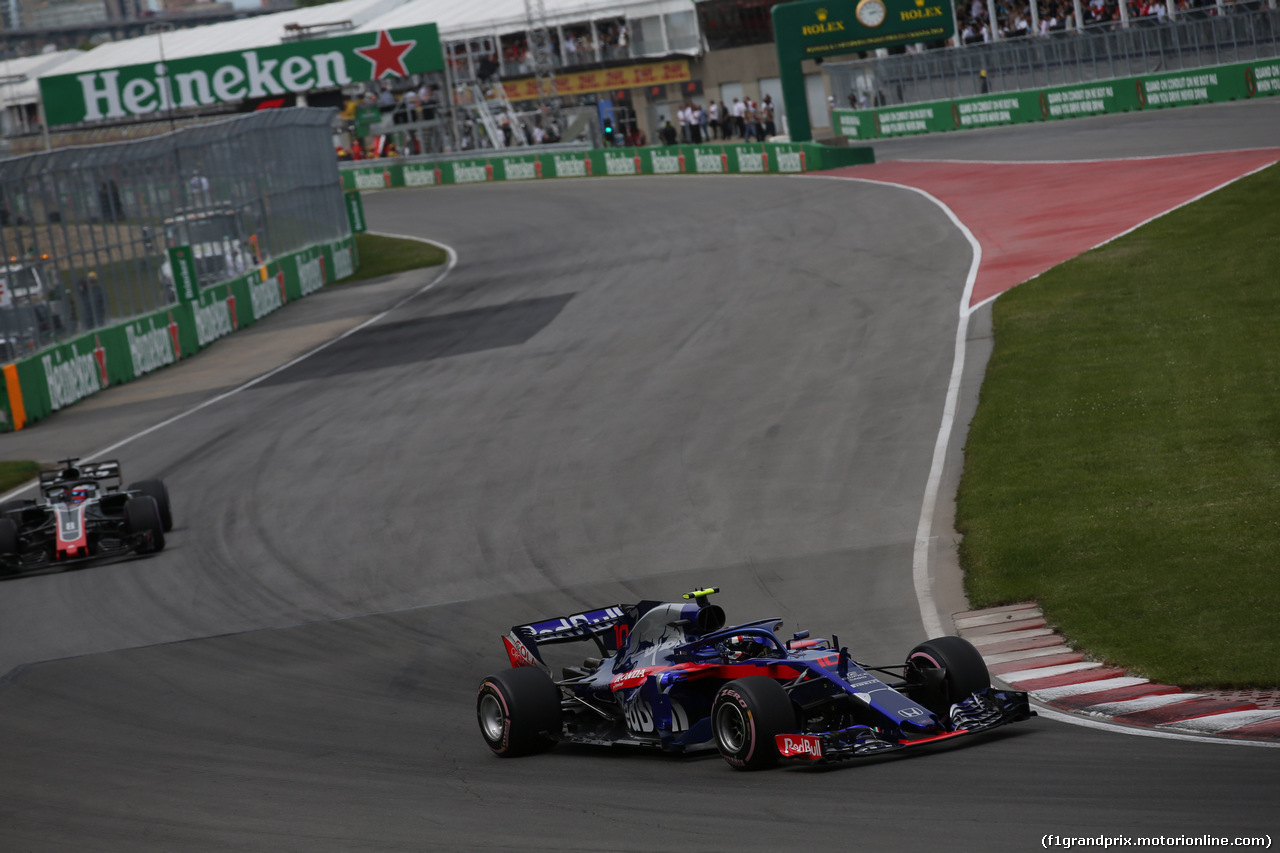 GP CANADA, 10.06.2018- Gara, Pierre Gasly (FRA) Scuderia Toro Rosso STR13
