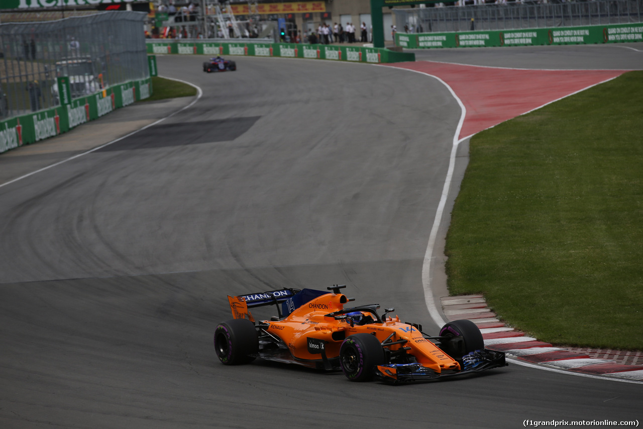 GP CANADA, 10.06.2018- Gara, Fernando Alonso (ESP) McLaren Renault MCL33