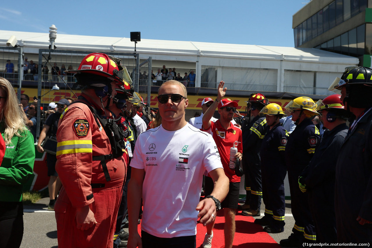 GP CANADA, 10.06.2018- driver parade, Valtteri Bottas (FIN) Mercedes AMG F1 W09